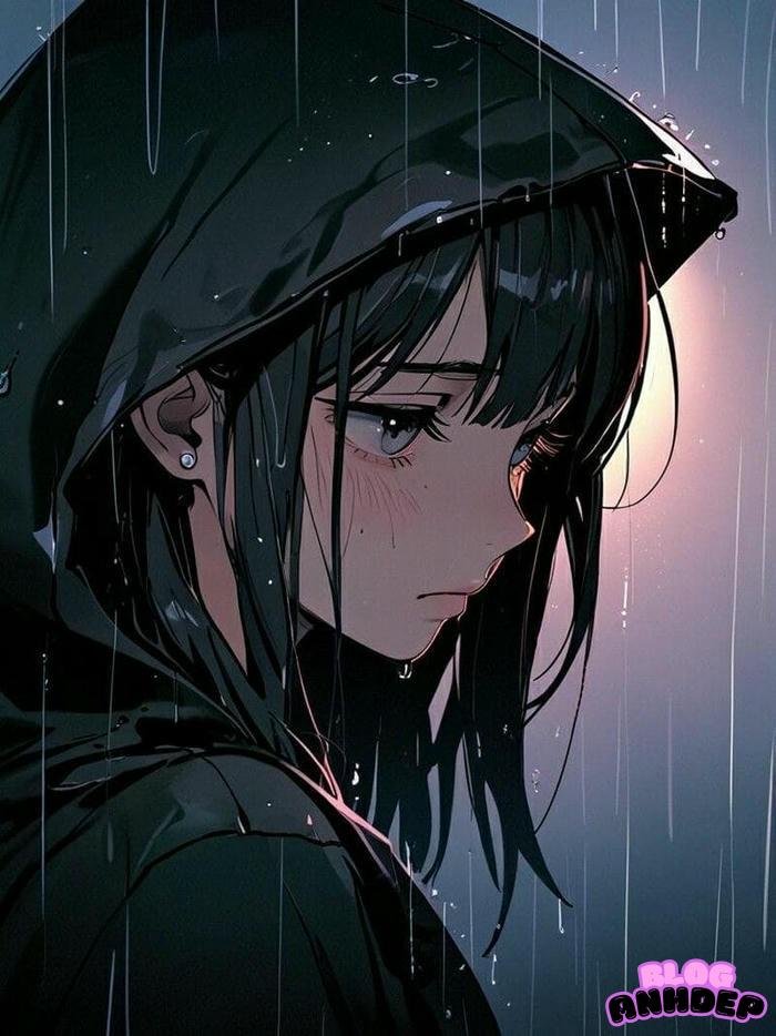 avatar nữ buồn huhu