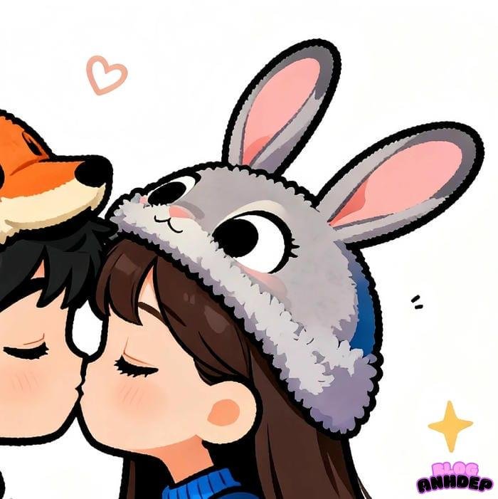 avatar nữ đáng yêu cười mỉm