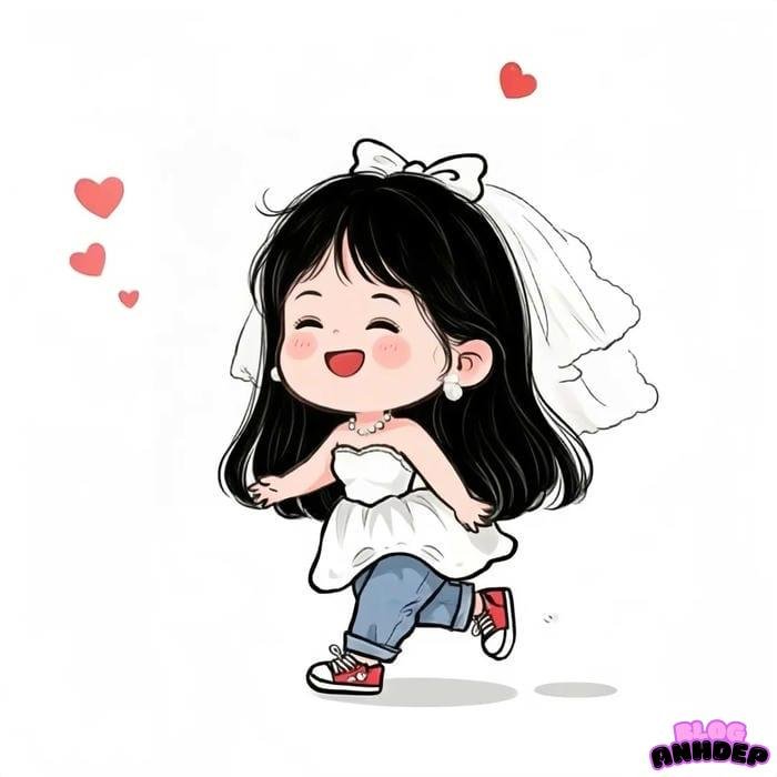 avatar nữ đáng yêu đơn giản