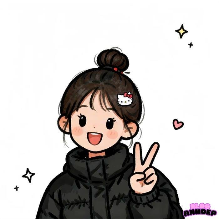 avatar nữ đáng yêu hàn quốc