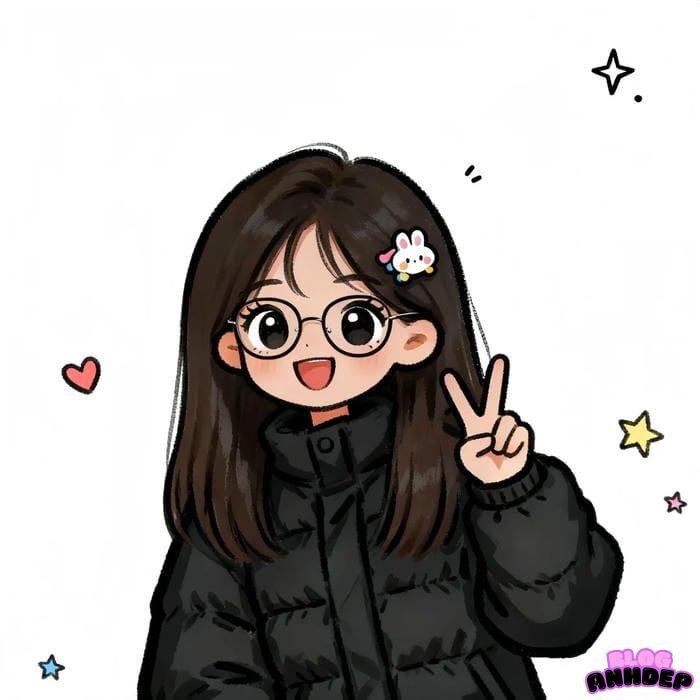 avatar nữ đáng yêu tóc ngắn