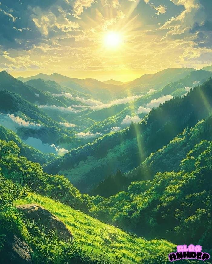 avatar phong cảnh dễ thương