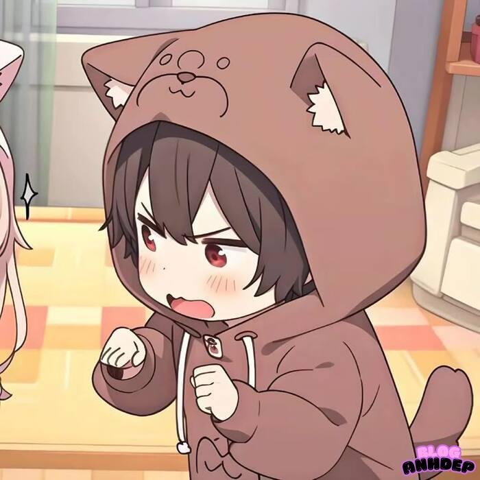 avt đôi chibi bạn thân đáng yêu