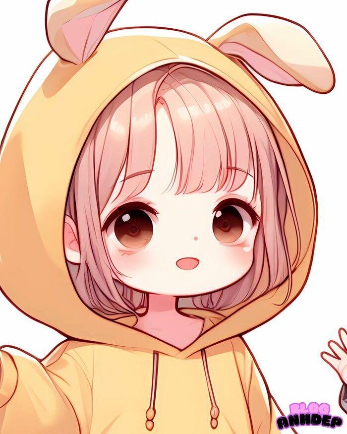 avt đôi chibi cute xinh nhất