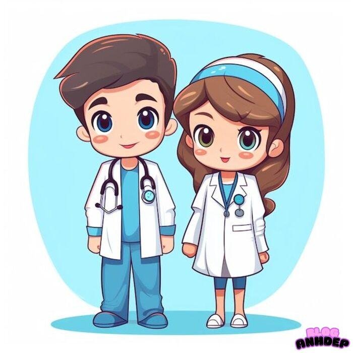 bác sĩ chibi couple