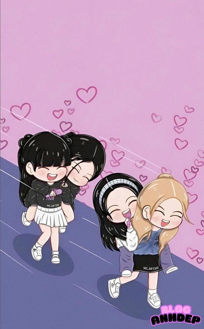 blackpink chibi cute xinh