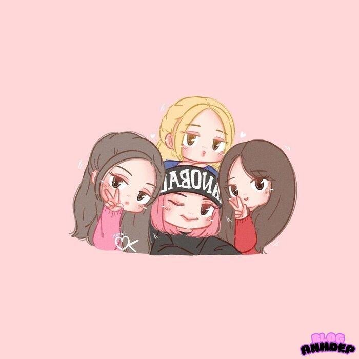 blackpink chibi đẹp