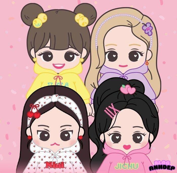 blackpink chibi xinh đẹp