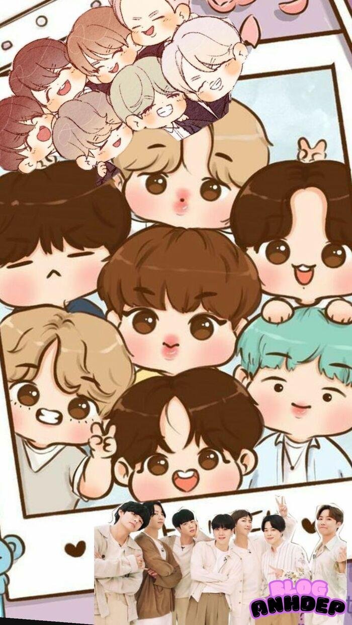 bts chibi cực xinh