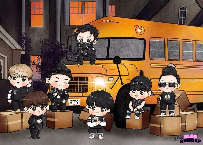 bts chibi đáng yêu nhất