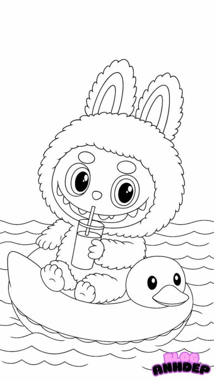 búp bê giấy chibi 3d full