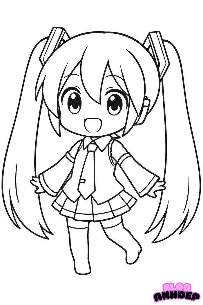 búp bê giấy chibi 3s