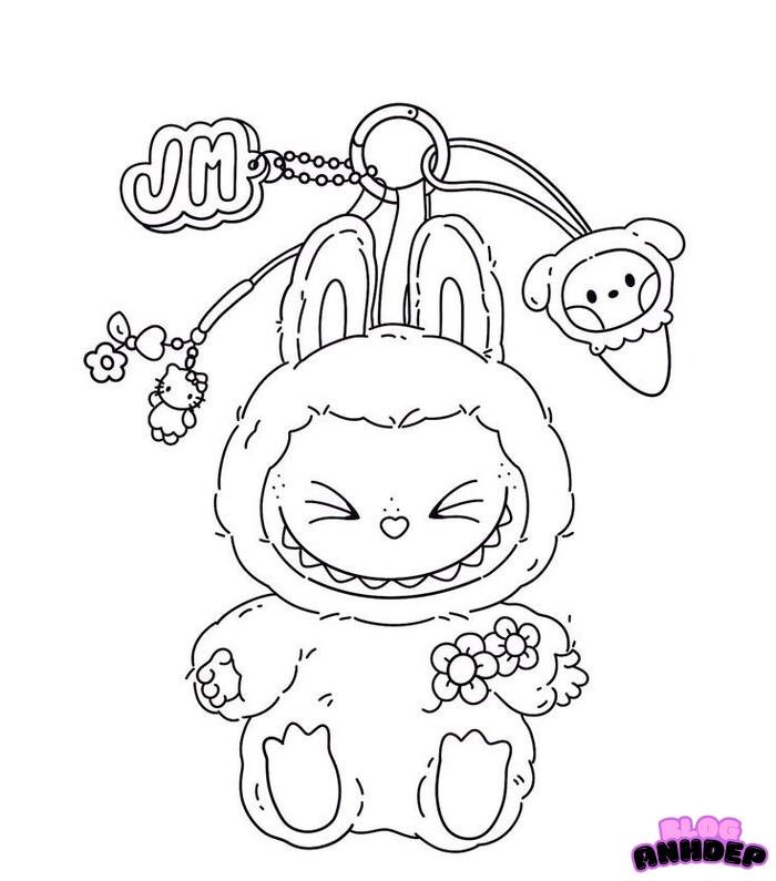 búp bê giấy chibi 4d full