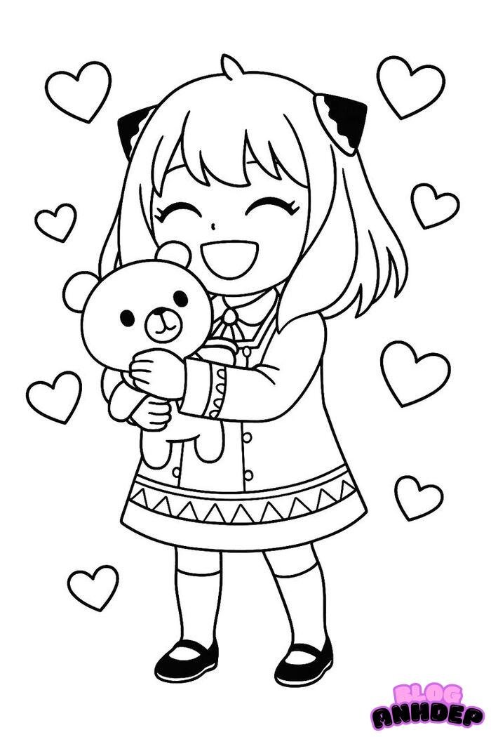 búp bê giấy chibi 5s full