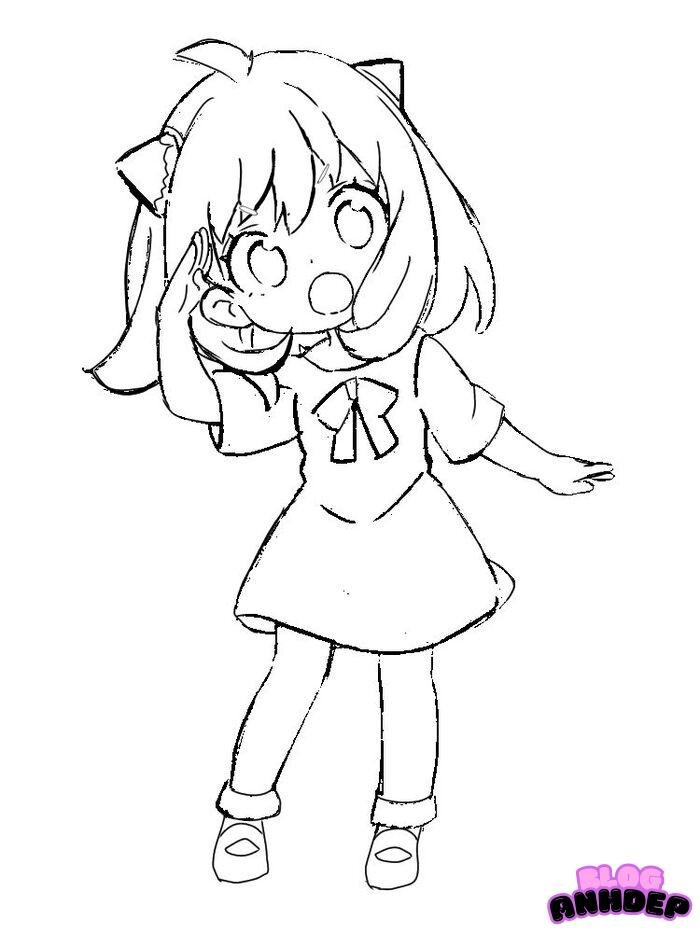 búp bê giấy chibi đẹp hd full