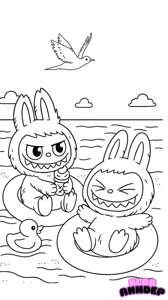 búp bê giấy chibi hd full