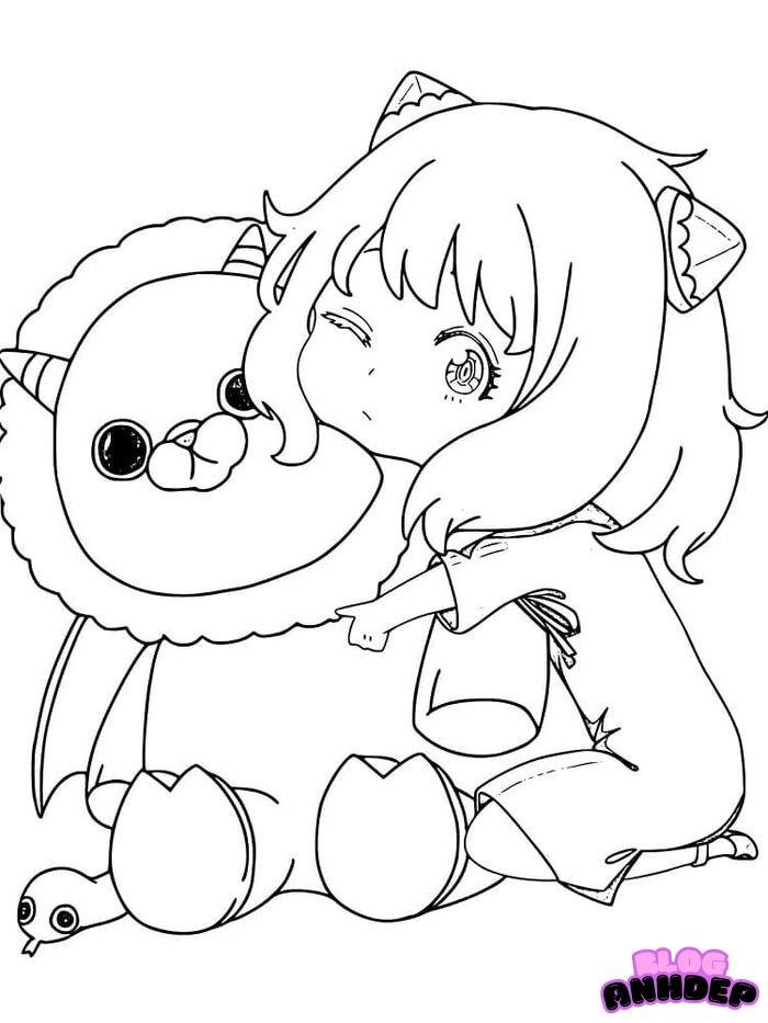 búp bê giấy chibi hd