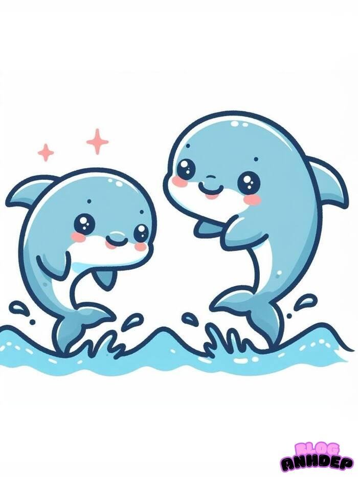 cá heo chibi 4s full