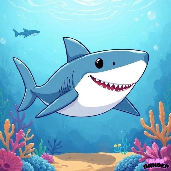 cá mập chibi 4s full