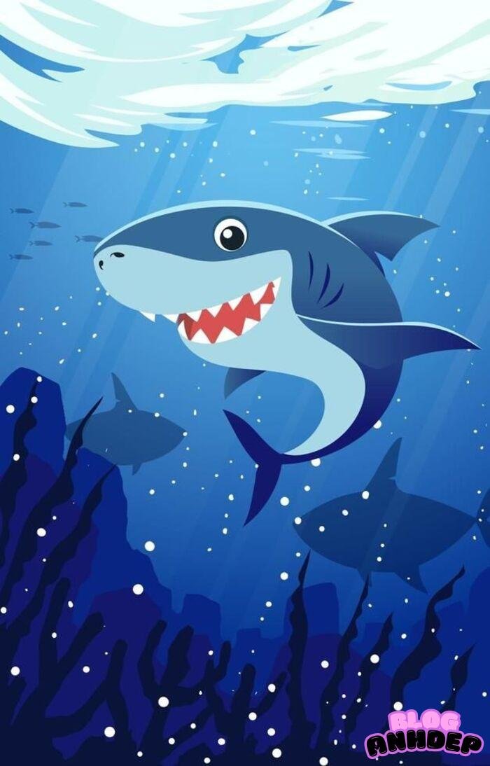 cá mập chibi 5d full