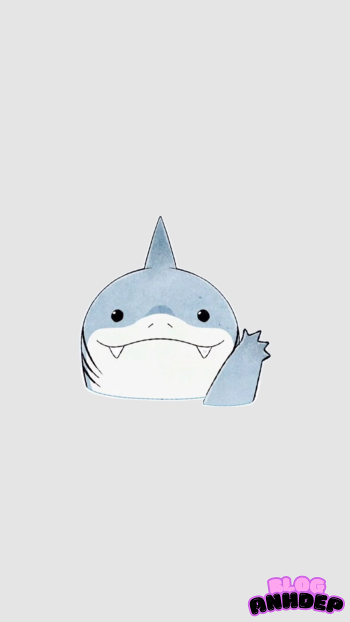 cá mập chibi đẹp 3d