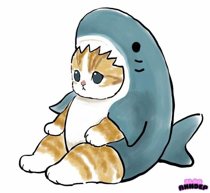 cá mập chibi đẹp