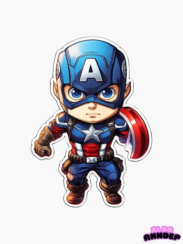 captain america chibi 3s full