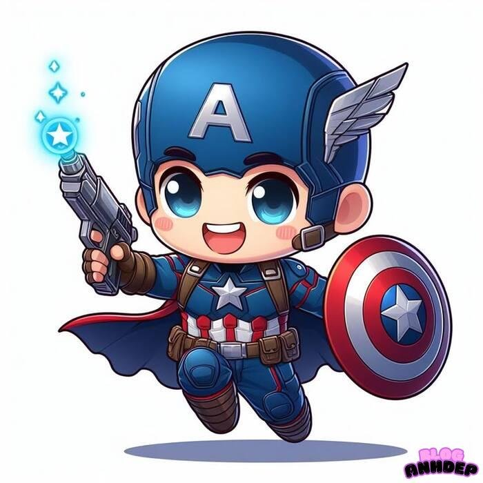 captain america chibi 3s