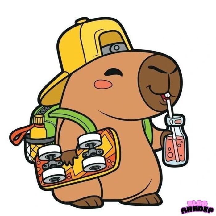 capybara chibi full 4k