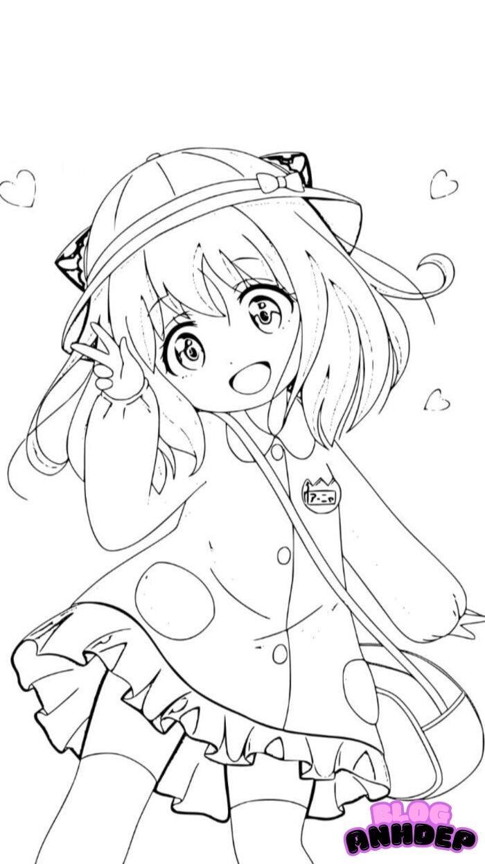 chibi bé gái 5k full