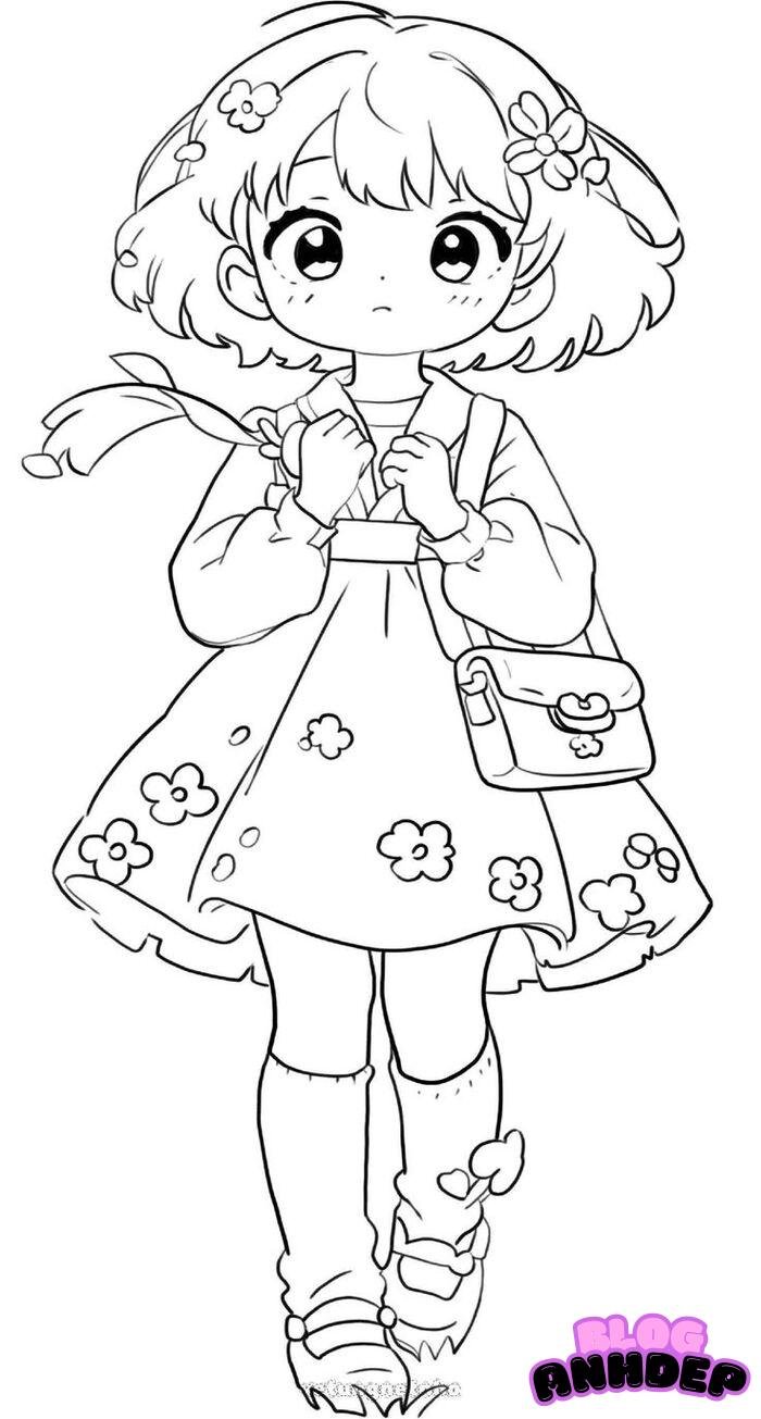 chibi bé gái đẹp 4k full