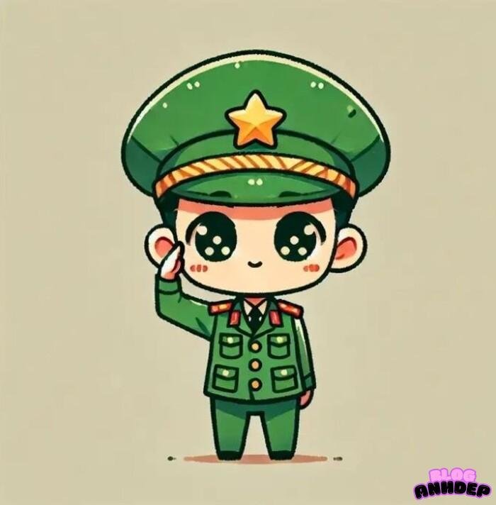 chibi bộ đội việt nam 3d