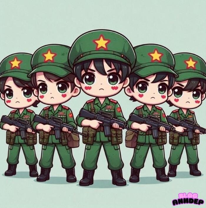 chibi bộ đội việt nam 5s