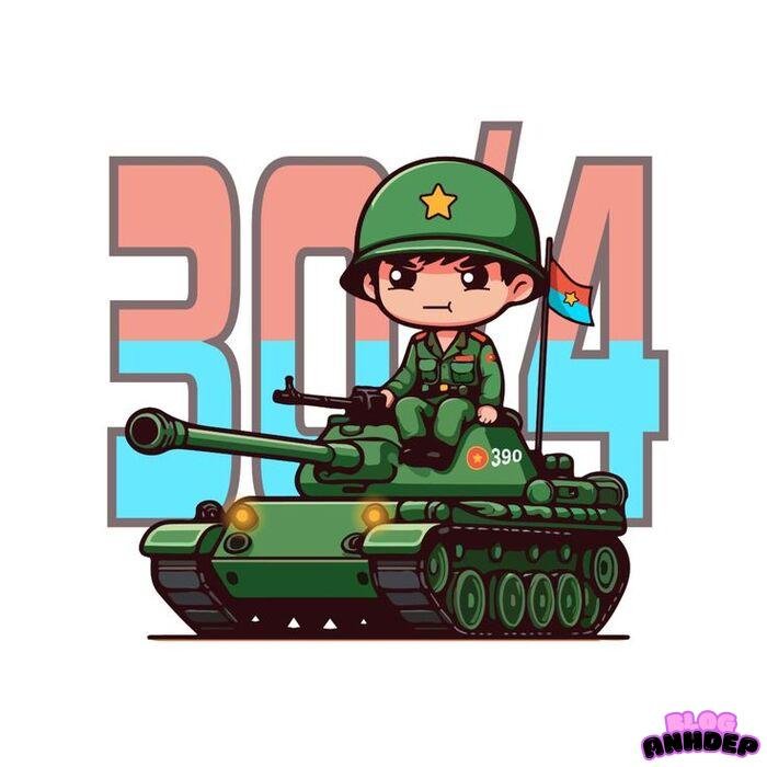 chibi bộ đội việt nam đẹp 5k