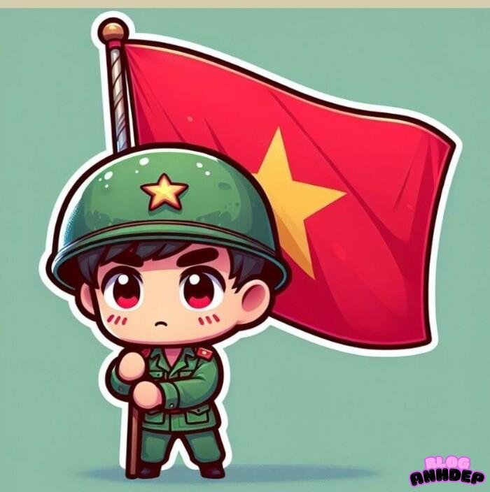 chibi bộ đội việt nam đẹp hd full