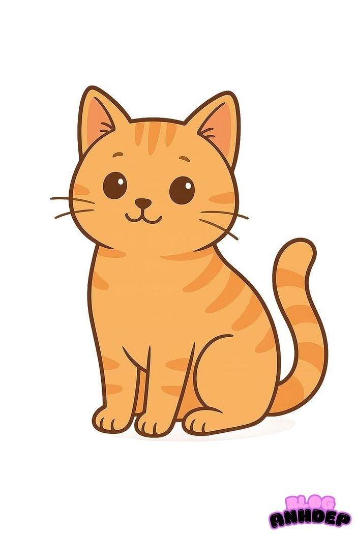 chibi cat cực cute