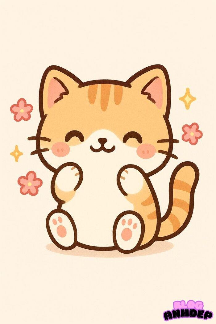 chibi cat cực xinh