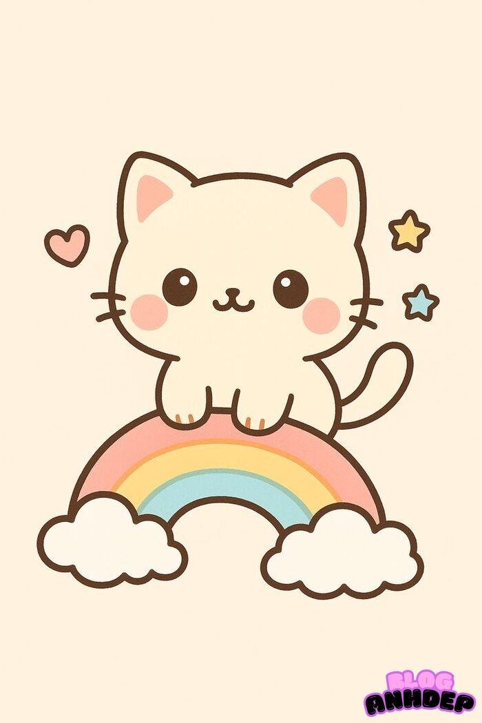 chibi cat cute nhất