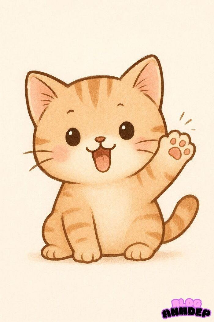 chibi cat siêu đẹp