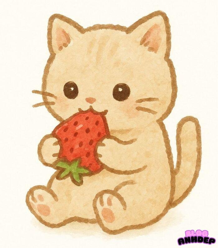 chibi cat siêu xinh