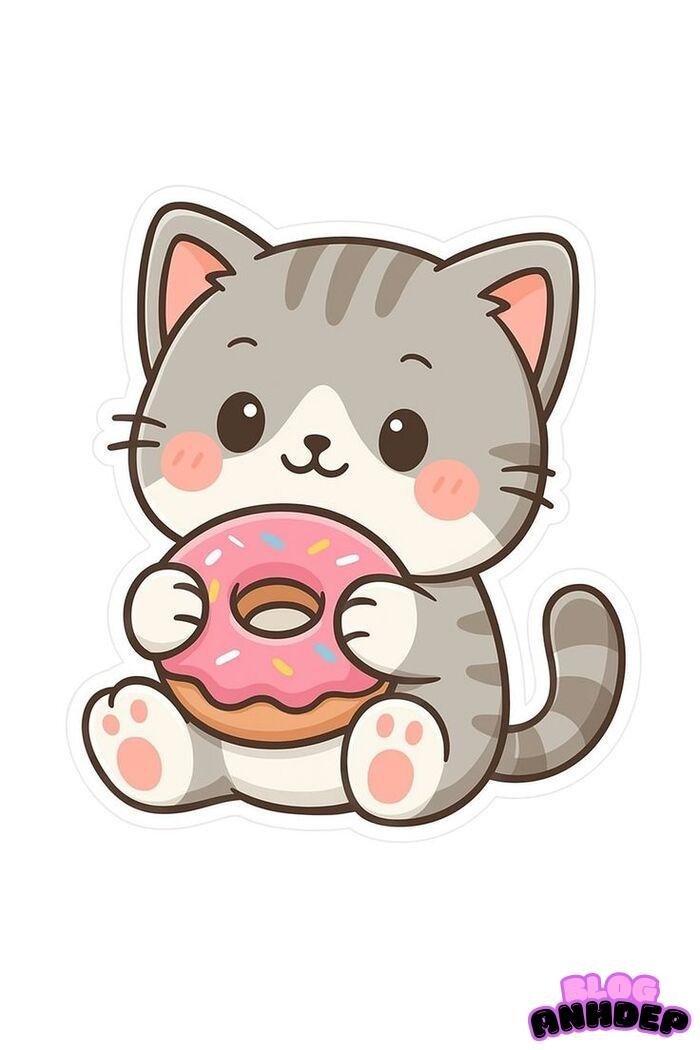 chibi cat xinh xỉu