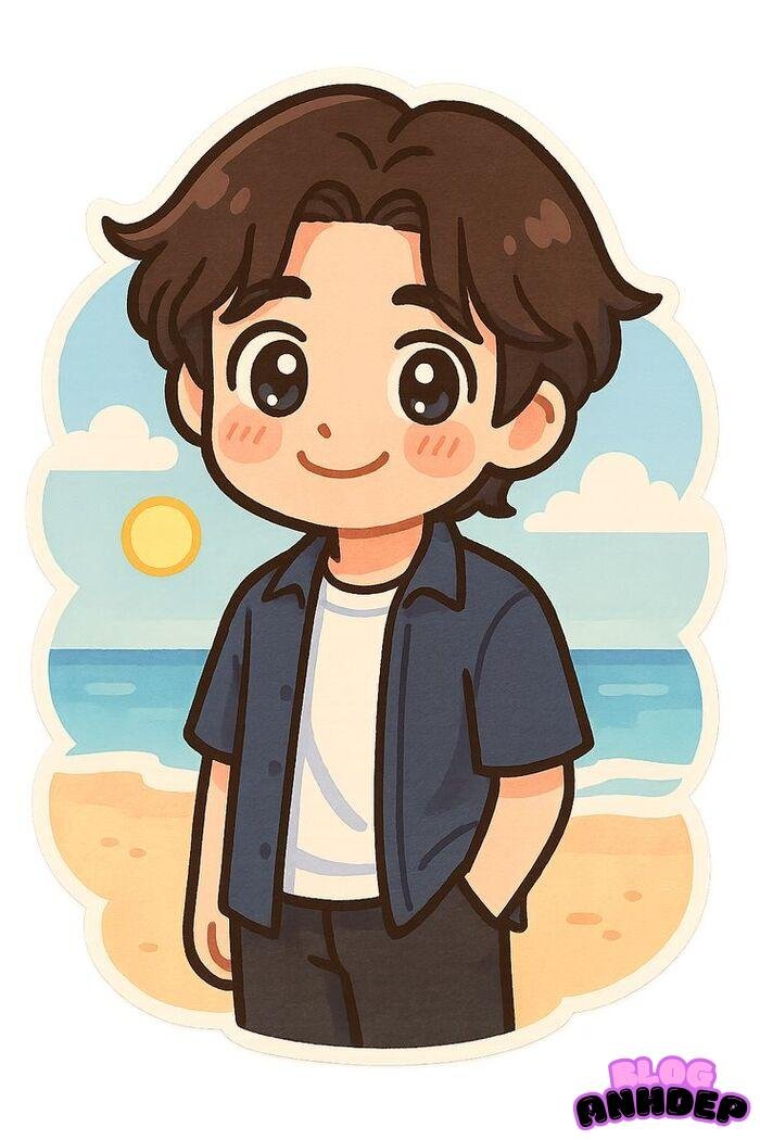 chibi dễ vẽ nhất boy dễ thương nhất