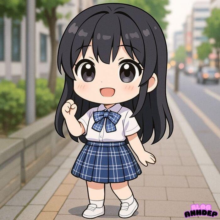 chibi dễ vẽ nhất girl đẹp