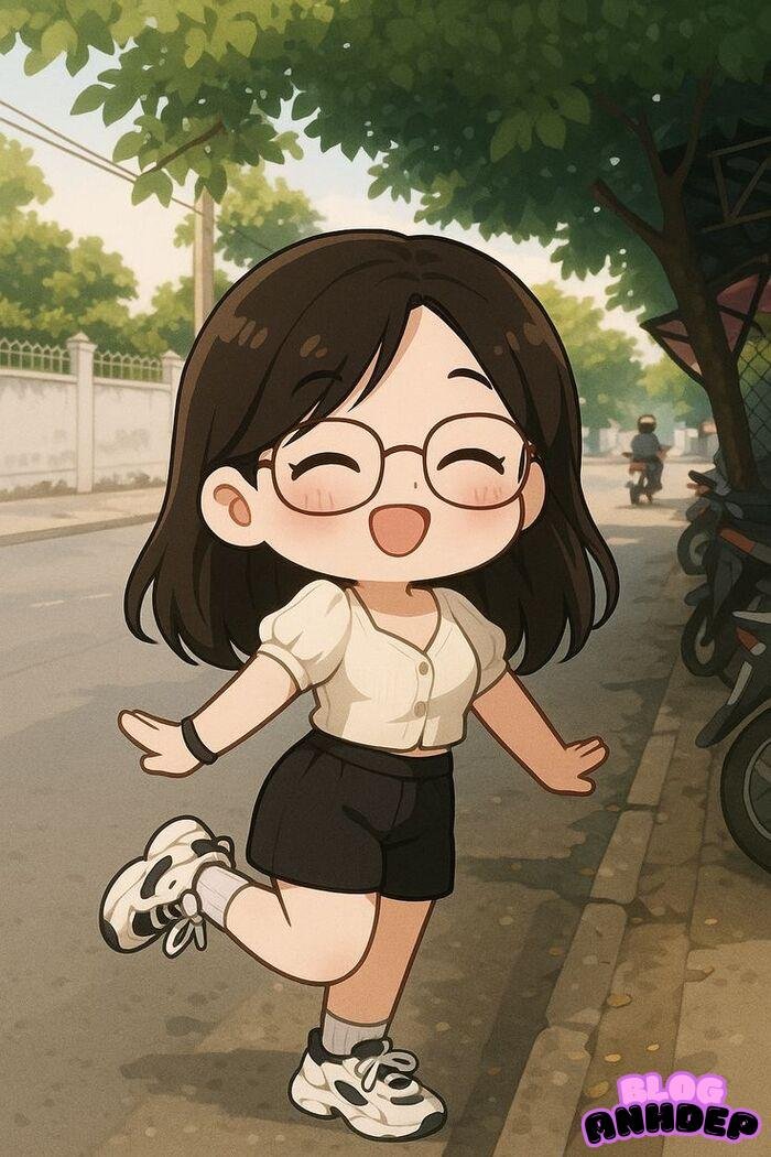 chibi dễ vẽ nhất girl