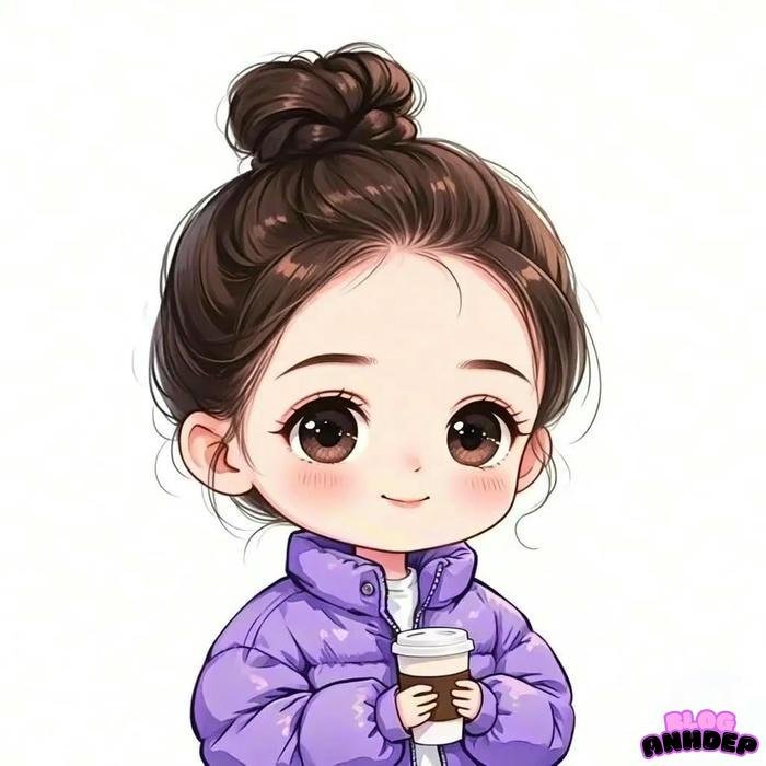 chibi girl mùa đông