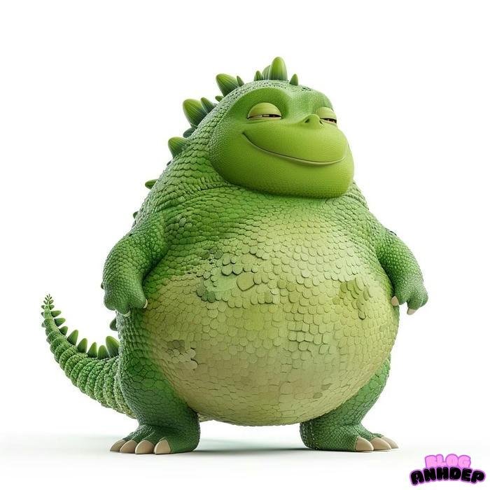 chibi godzilla characters