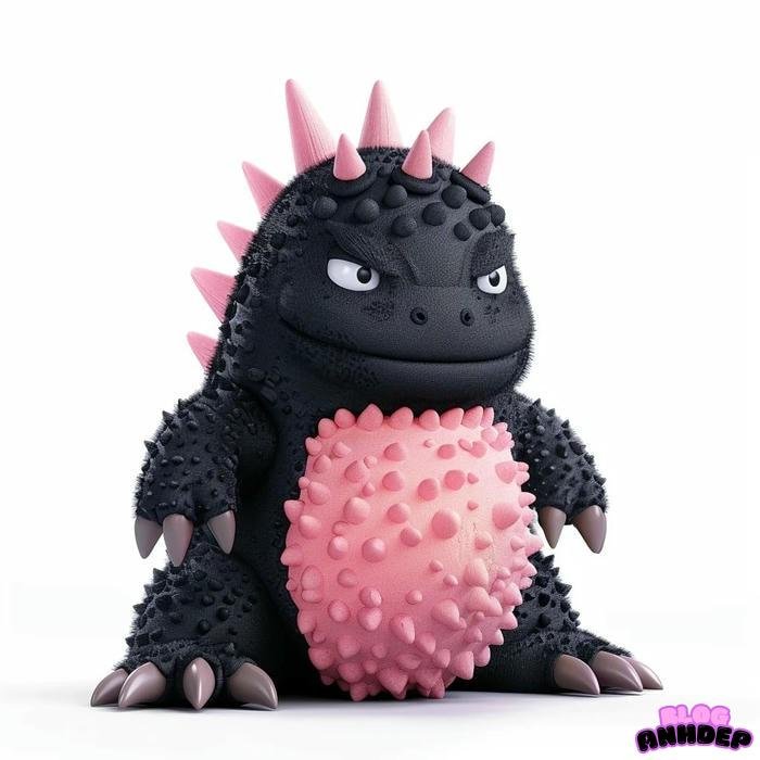 chibi godzilla raids again