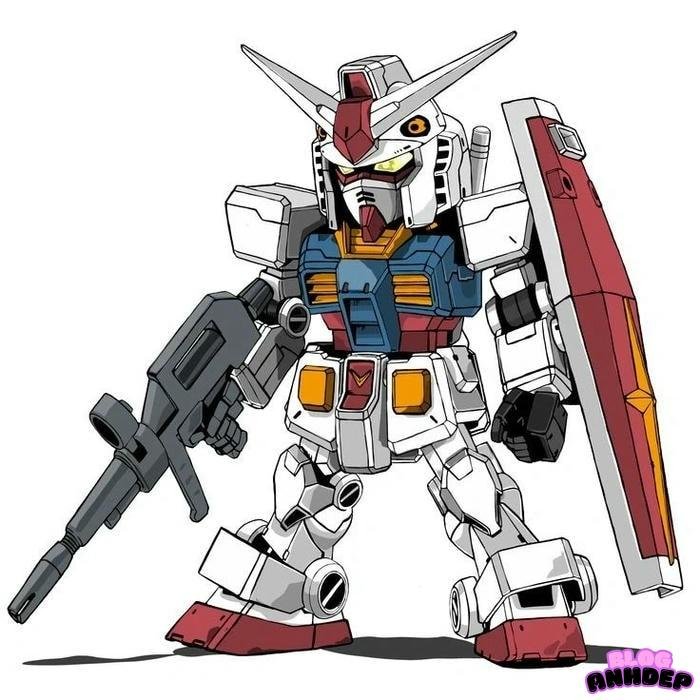 chibi gundam cao lớn