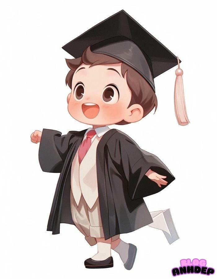 chibi học sinh tiểu học