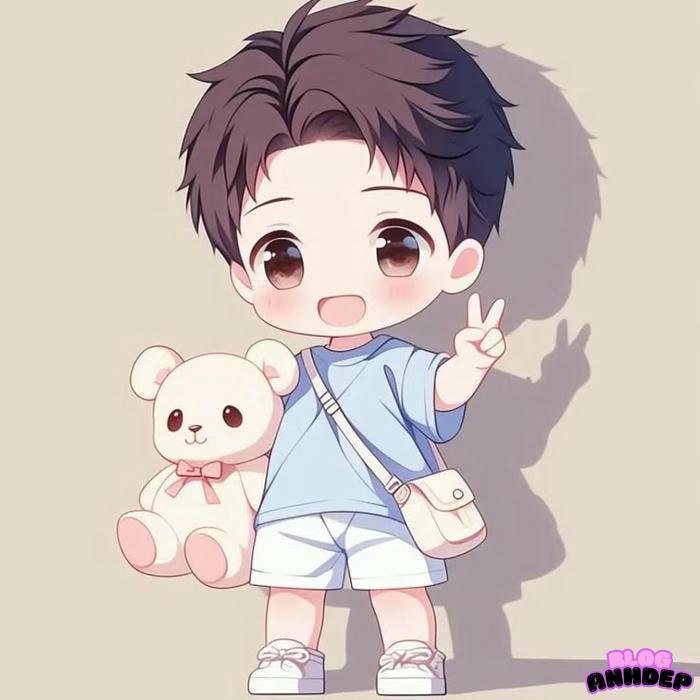 chibi nam gấu